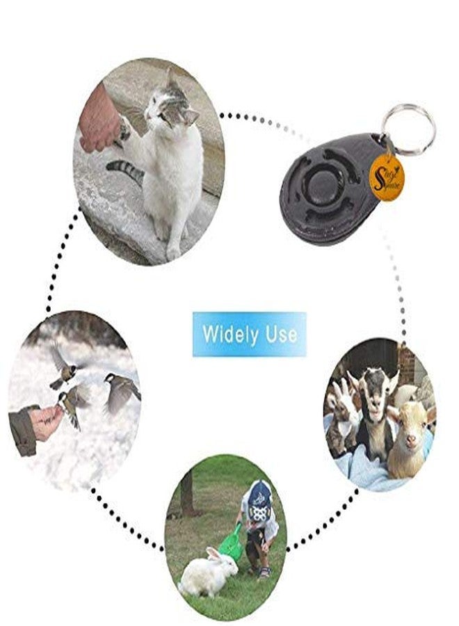 Sage Square Dog Training Clicker with Wrist Strap - Pet Training Clicker, Big Button Clicker Set, Pack of 2 (Color May Vary) - Image 5